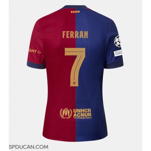 Muški Nogometni Dres Barcelona Ferran Torres #7 Domaci 2024-25 Kratak Rukav